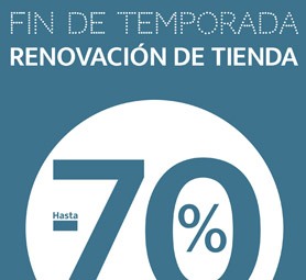 Renovación de tiendas hasta el -70%