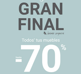 Gran final de rebajas hasta el 70%