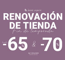 Renovación de tienda