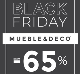 BLACK FRIDAY - Muebles   yDecoración hasta el -65%