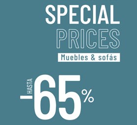 SPECIAL PRICES  hasta el -65%