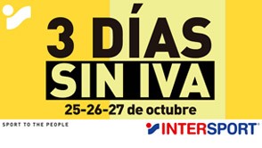 Ven a disfrutar de los 3 d&iacute;as sin IVA 