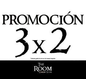 Promoción 3x2 en Room concept store.