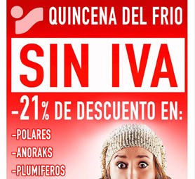 Quincena del frío sin IVA